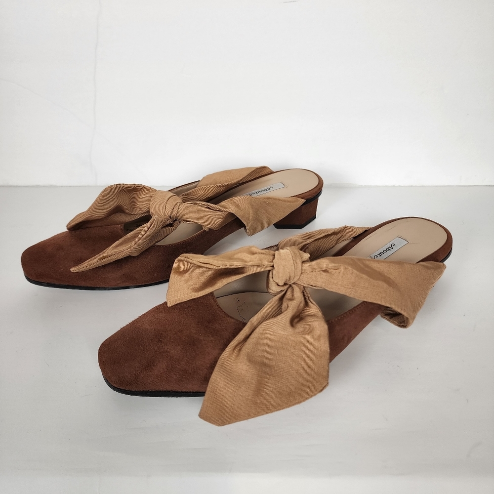 About Arianne Madewell bow mules, size 39